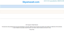 Tablet Screenshot of libyamaxati.com